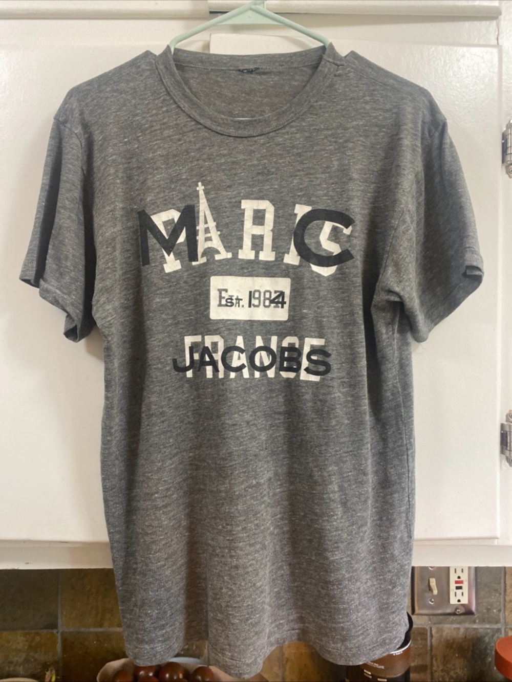 Marc Jacobs Heather Gray Crewneck Tee